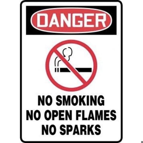 Accuform OSHA DANGER SAFETY SIGN NO SMOKING MTDX002VA MTDX002VA - main